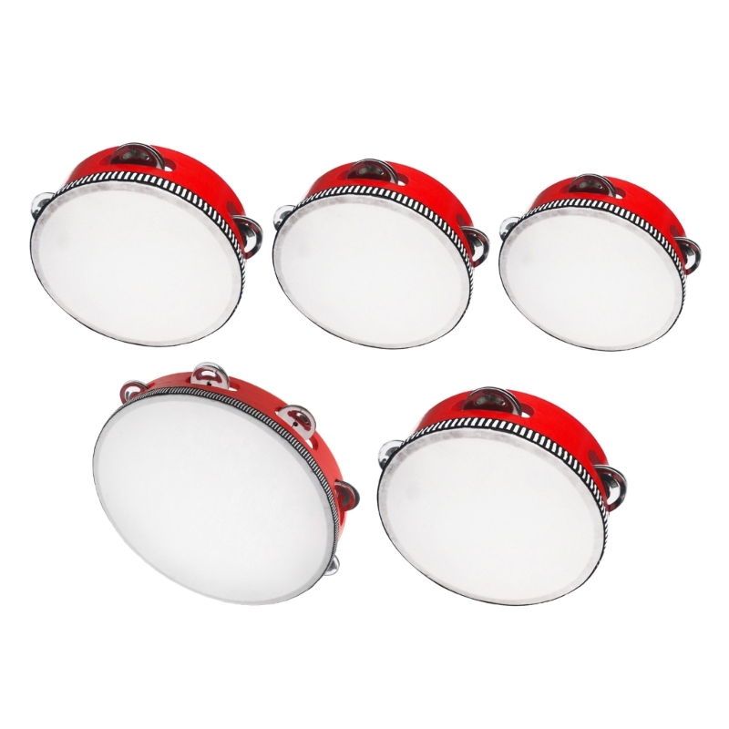 Musical Instrument Tambourine - 4/6/7/8/10inch Tambourine Drum Children Educational Tambourine