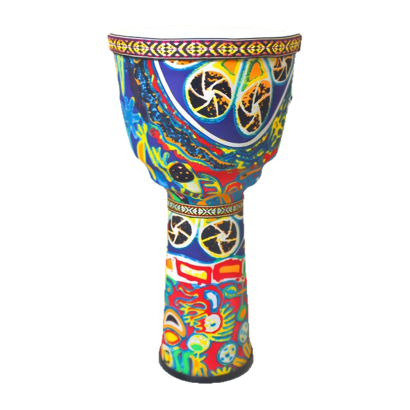 Musical Instrument Drawing - 10 Inch Djembe Drum Large Adult