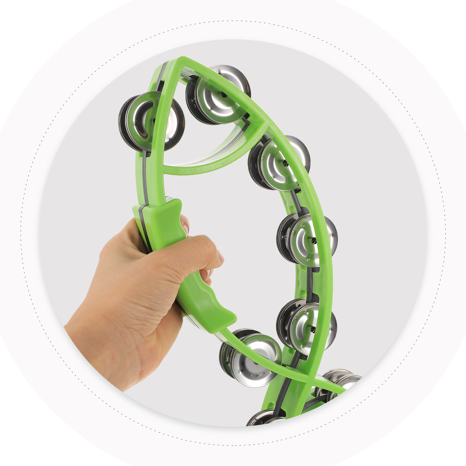 Handheld Percussion Tambourine - Musical Instrument Tambourine ulasan dan harga