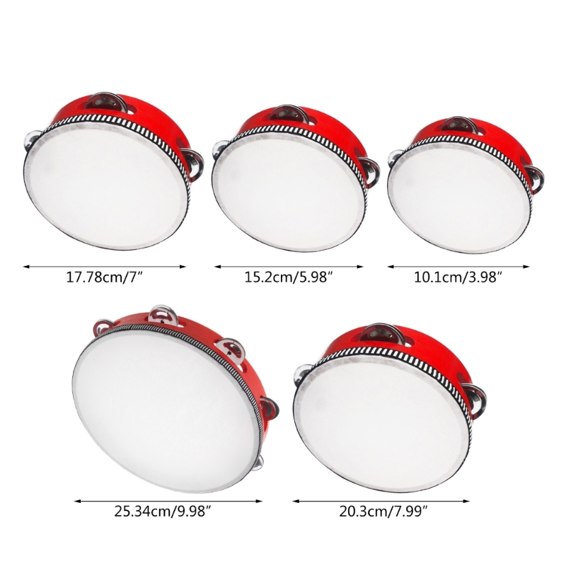 4/6/7/8/10inch Tambourine Drum - Musical Instrument Tambourine ulasan dan harga