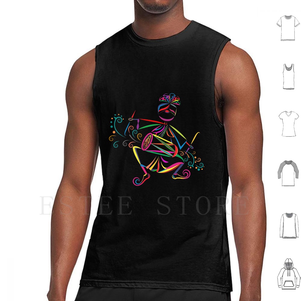 Dhol Player Tank Tops Vest Sle - Musical Instrument In India ulasan dan harga