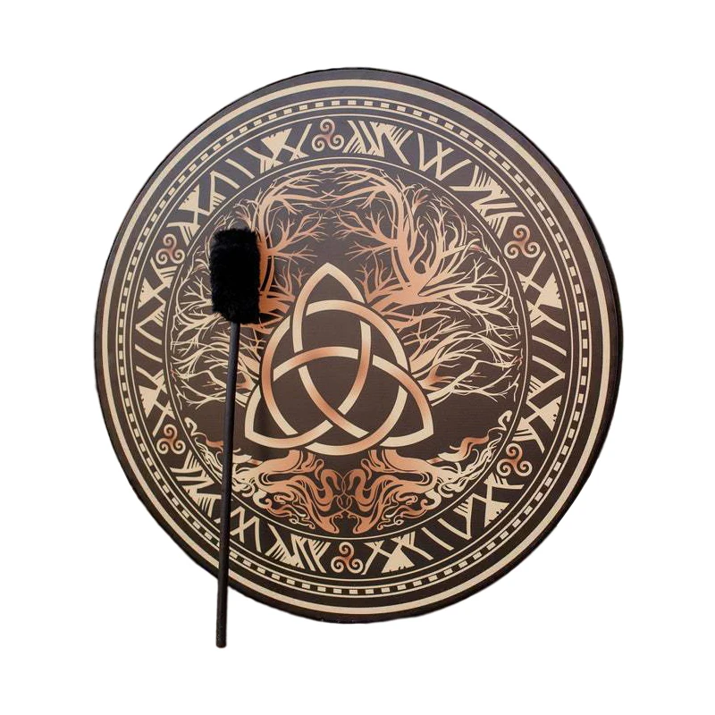 25CM Shaman Celtic Drum Vintag - Musical Instrument Tambourine ulasan dan harga