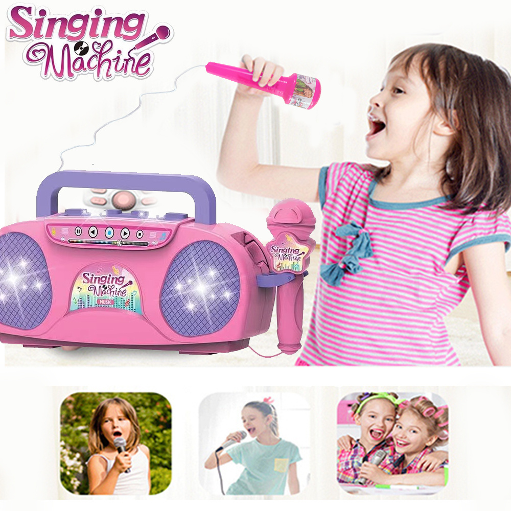 Kids Microphone Karaoke Machin - Musical Instrument Drawing ulasan dan harga