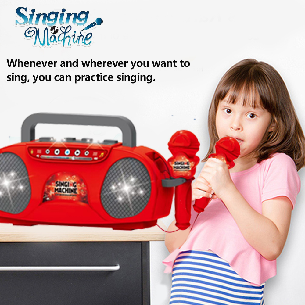 Kids Microphone Karaoke Machin - Musical Instrument Drawing ulasan dan harga