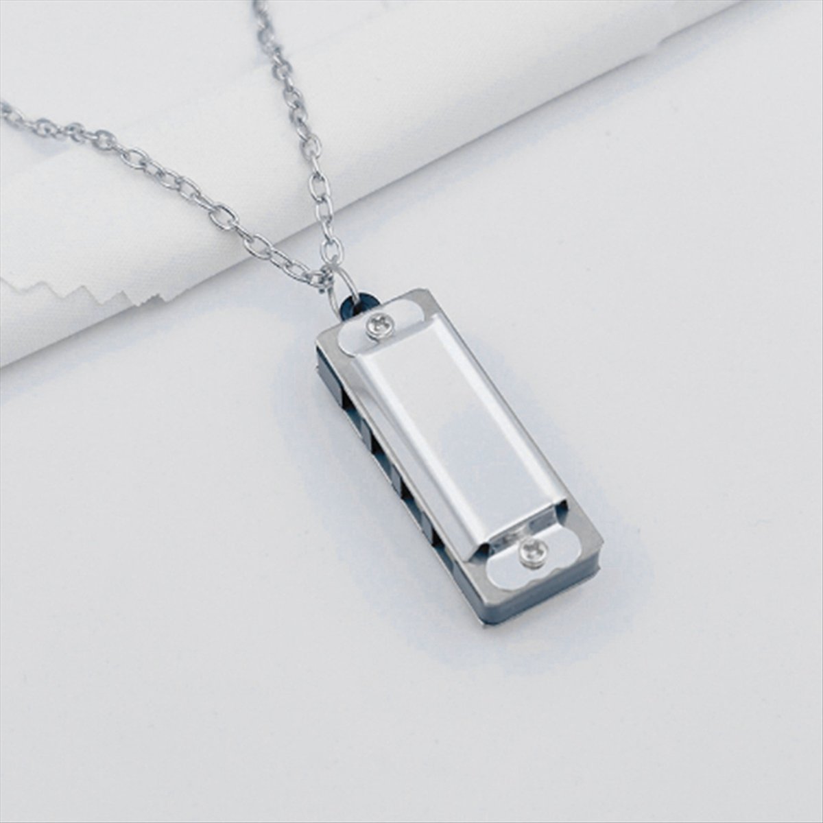 ABXY Mini Harmonica Necklace 4 - Musical Instrument Qin ulasan dan harga