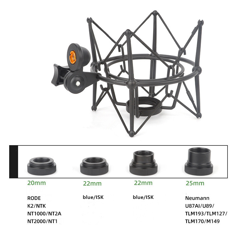 1PC Shock Mount For Condenser  - Musical Instrument Recorder ulasan dan harga