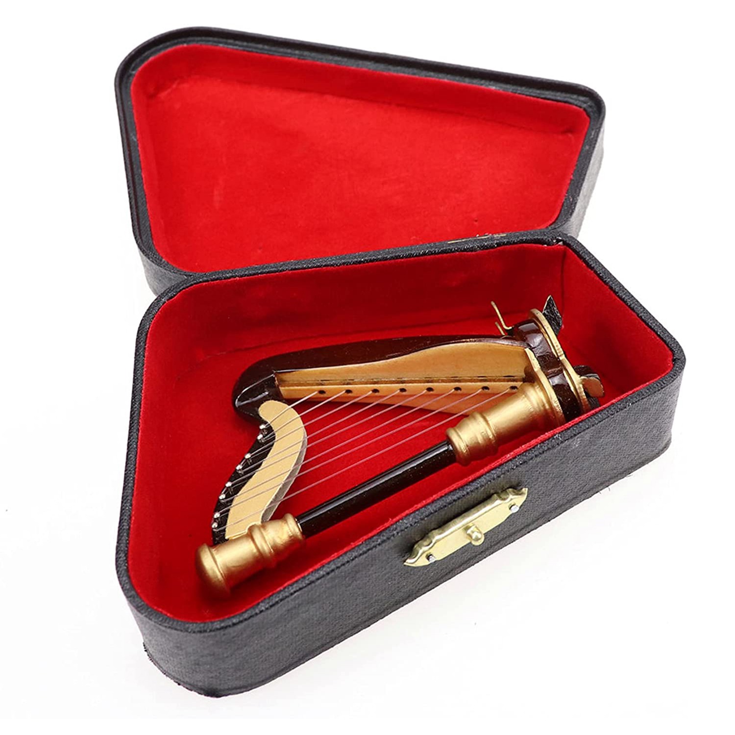 B05C-Wooden Miniature Harp Wit - Musical Instrument Project ulasan dan harga