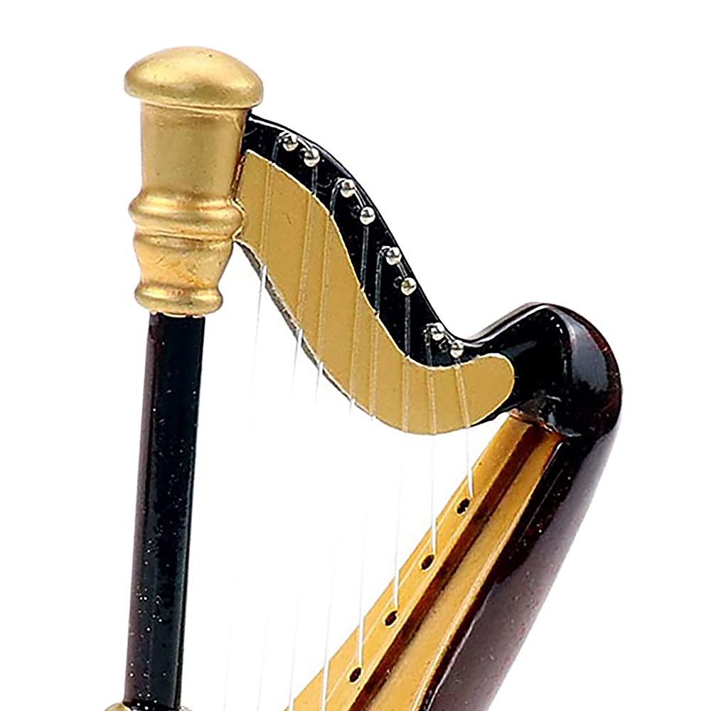 B05C-Wooden Miniature Harp Wit - Musical Instrument Project ulasan dan harga