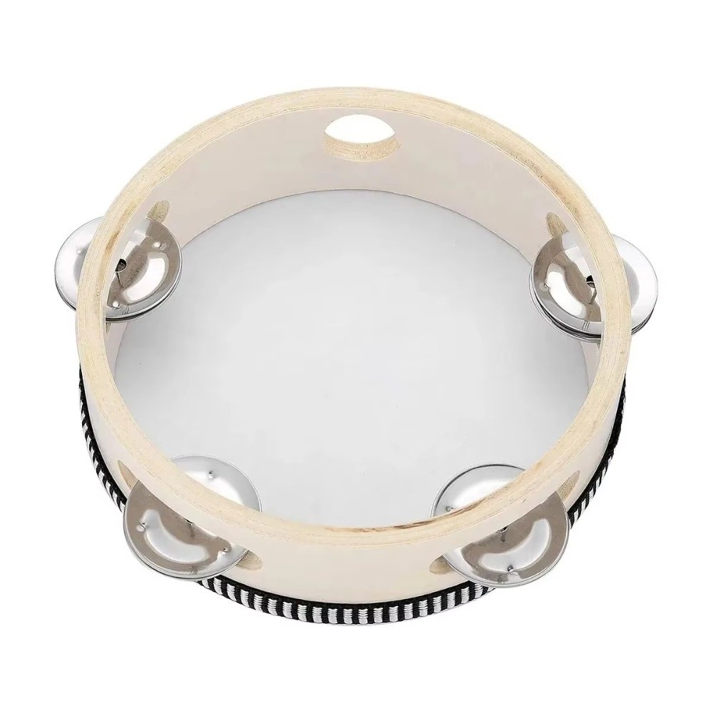 4/6/8/10 Inch Hand Held Drum W - Musical Instrument Tambourine ulasan dan harga