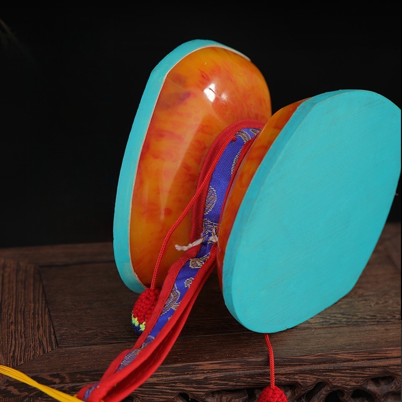 12CM Nepalese Hand Drums With  - Musical Instrument Tambourine ulasan dan harga