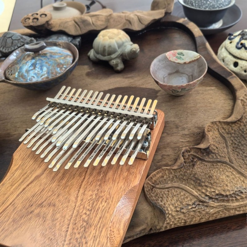 Metal 34 Key Kalimba Accessori - Musical Instrument Qin ulasan dan harga