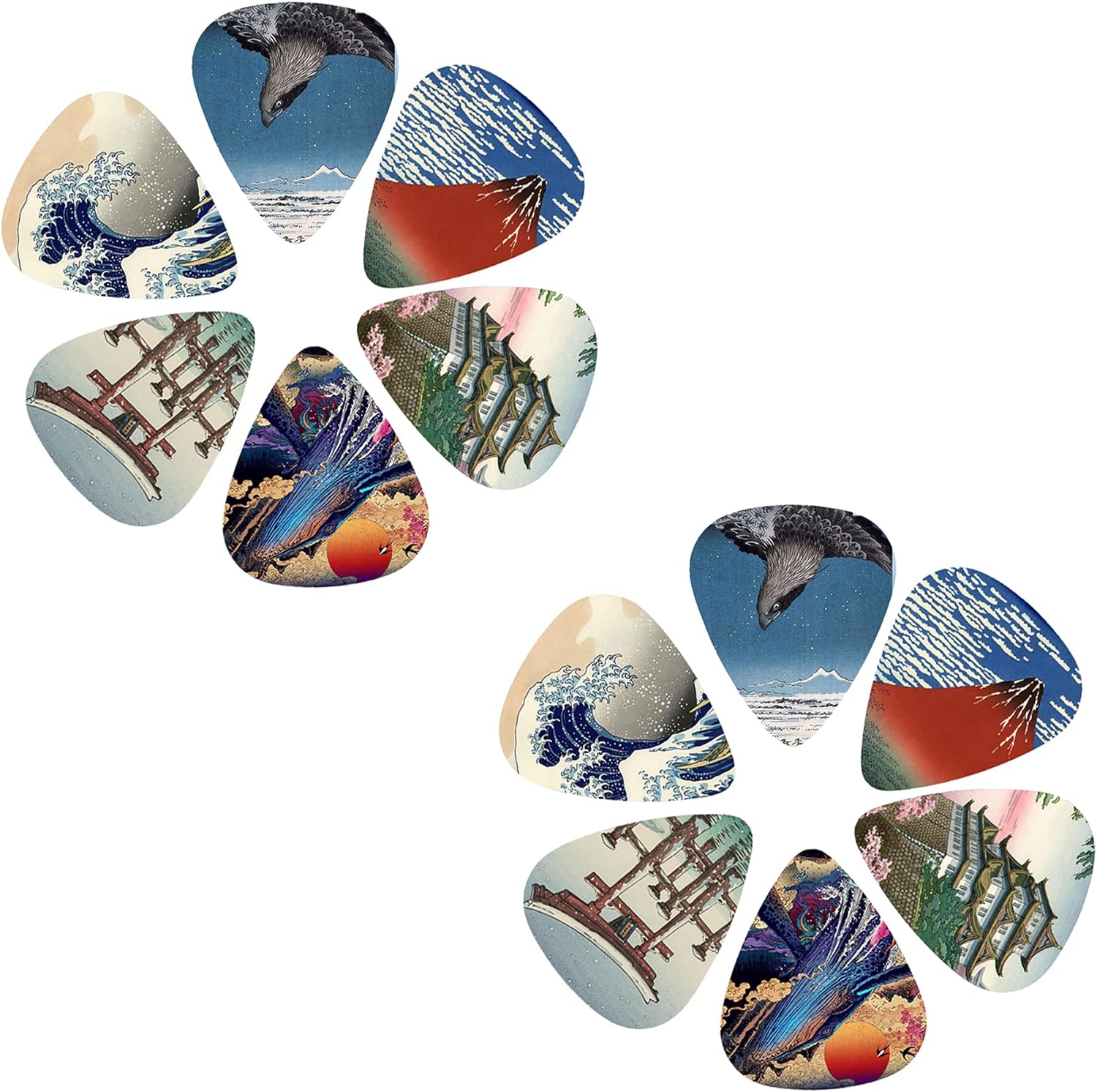 New 12pcs/set  Guitar Picks -  - Musical Instrument Drawing ulasan dan harga