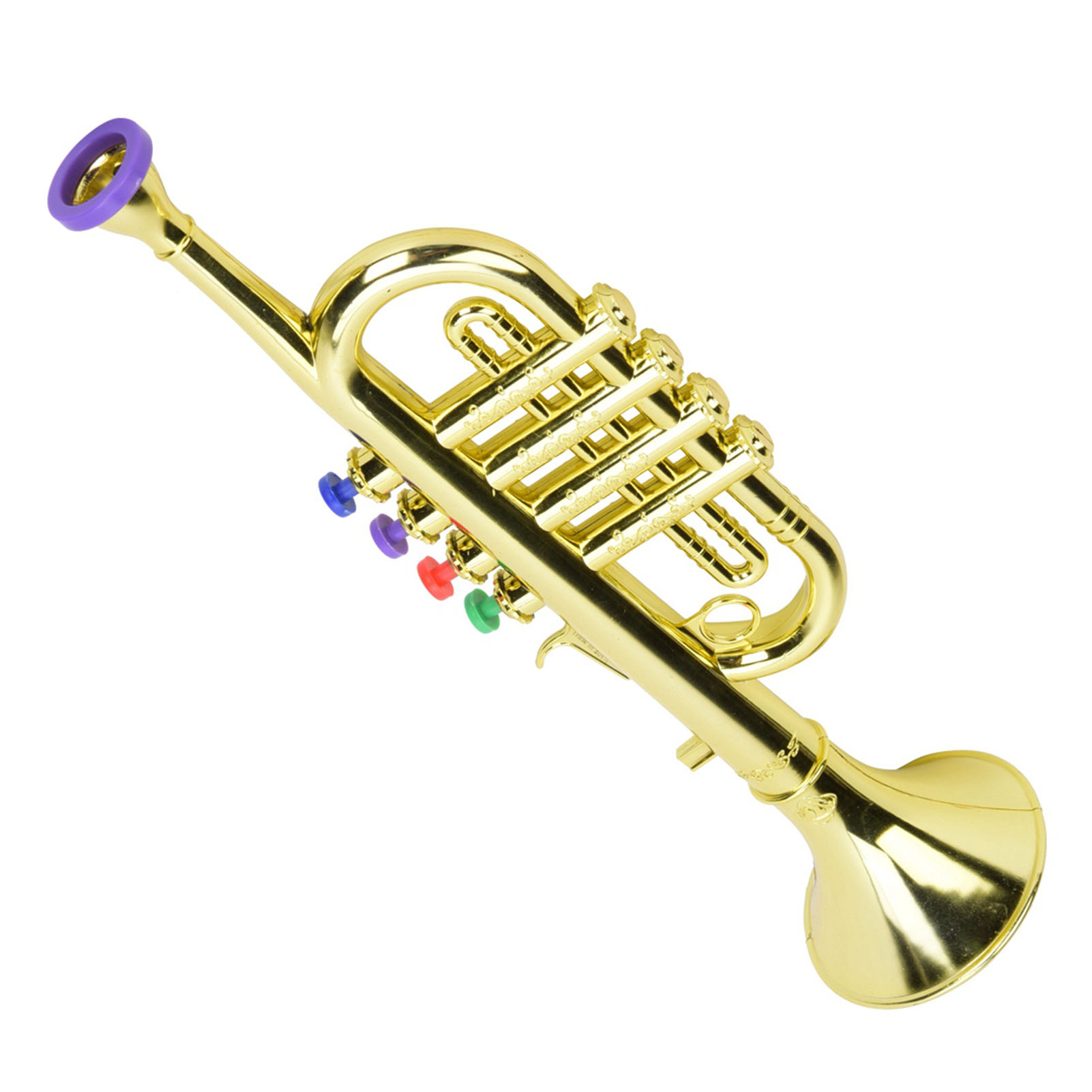 Kid Trumpet Golden Coated Plas - Musical Instrument Project ulasan dan harga