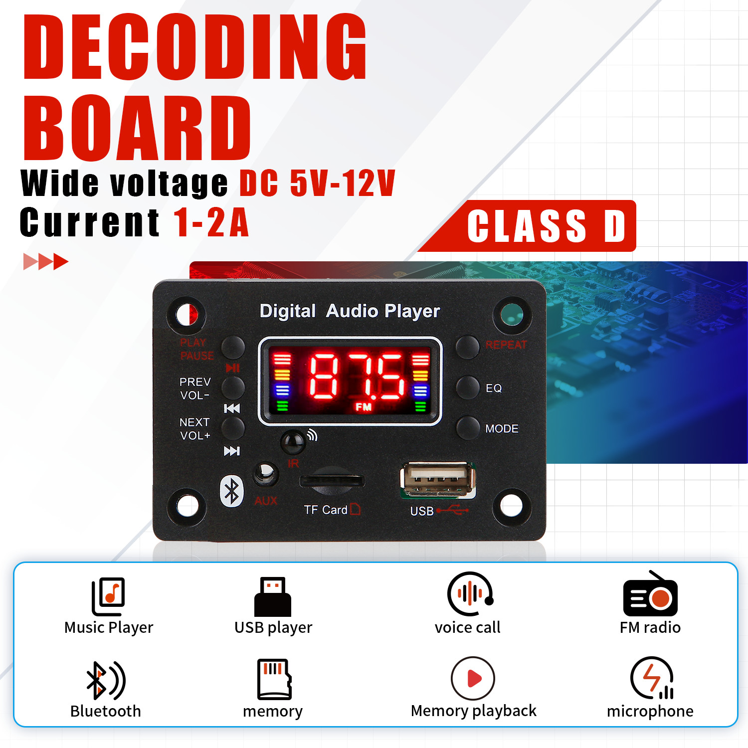 12V Wireless Handsfree Bluetoo - Musical Instrument Recorder ulasan dan harga