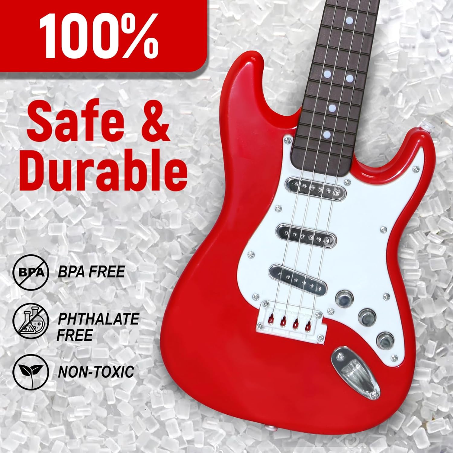 Kids Electric Guitar Toy - 4-S - Musical Instrument Drawing ulasan dan harga