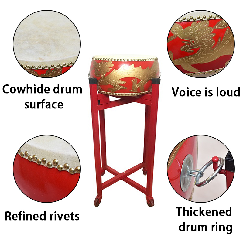 8/10/16 Inch Drum Chinese Cowh - Musical Instrument Drawing ulasan dan harga