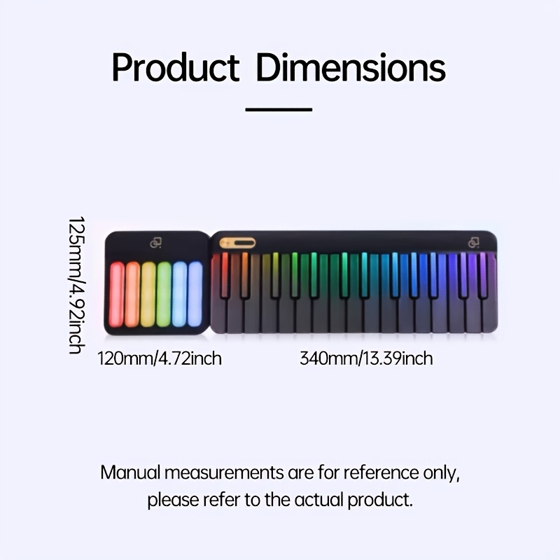 Stylish LED-Backlit PopuPiano  - Musical Instrument Qin ulasan dan harga